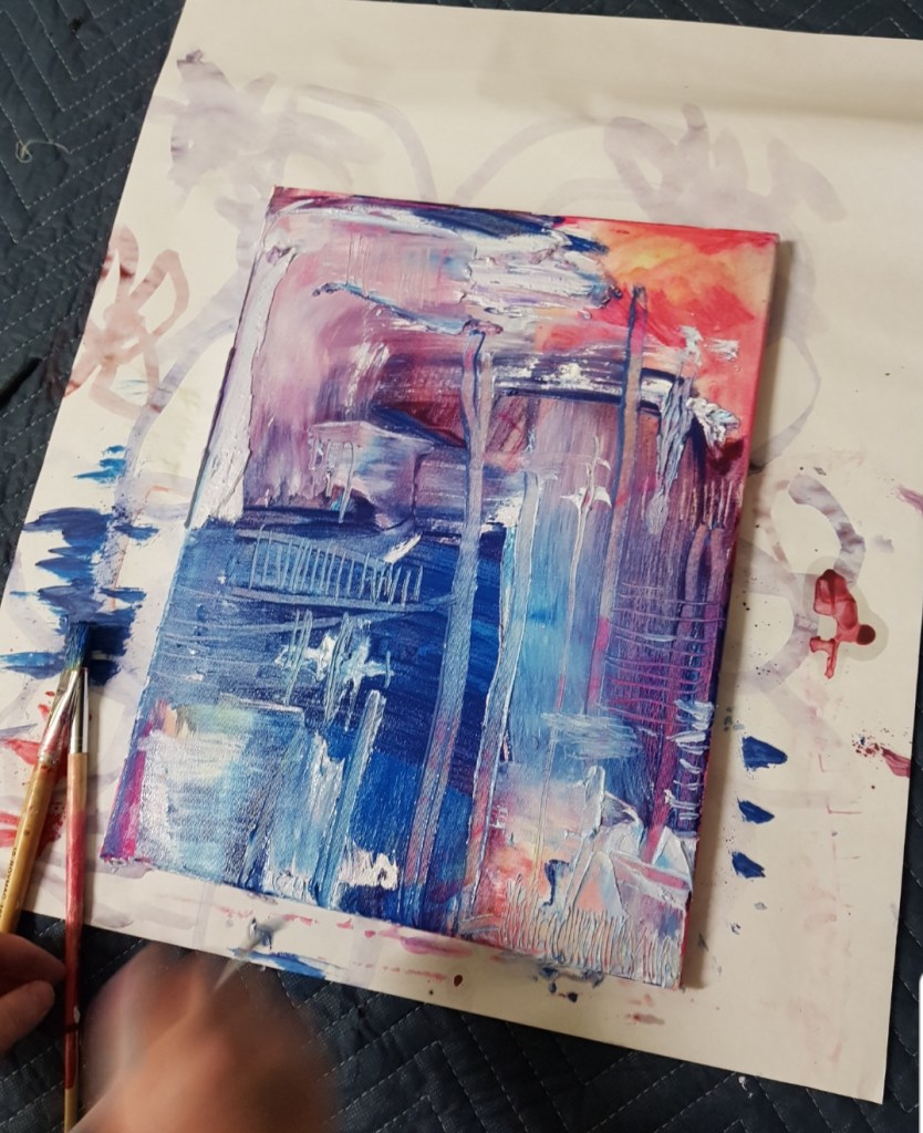 oils over water base - fat over lean process